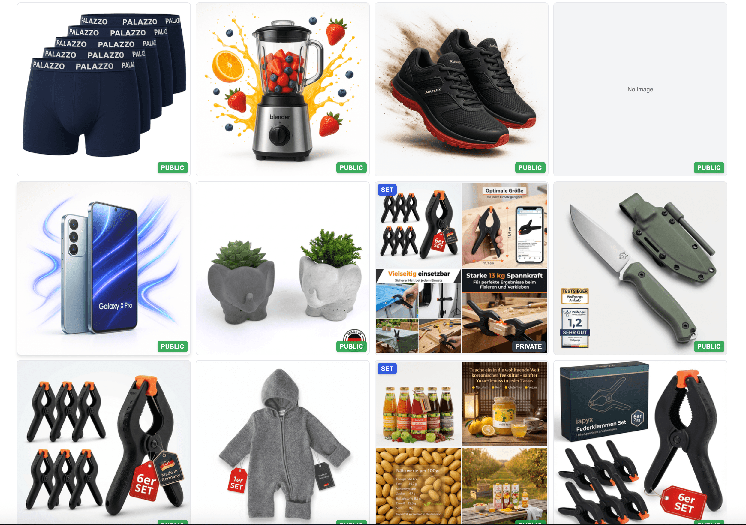 SELLRZ template gallery (more templates)