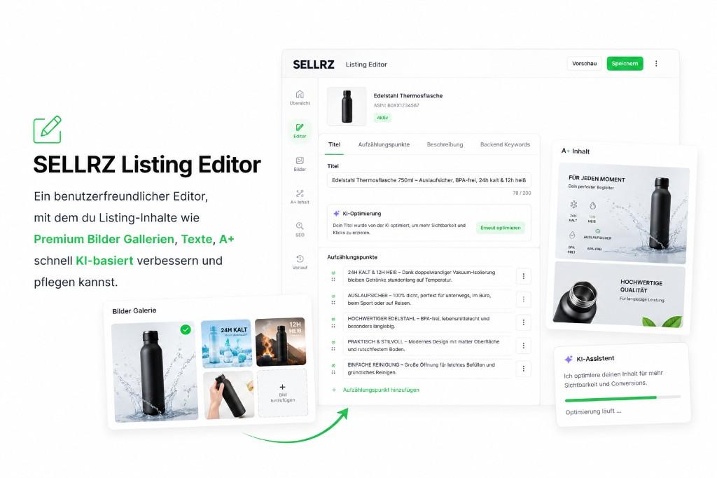 SELLRZ Listing Editor overview